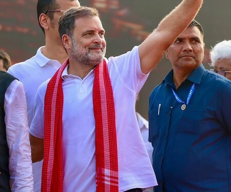 Rahul Gandhi urges people to join Ramlila Maidan march to ‘save democracy, Constitution’