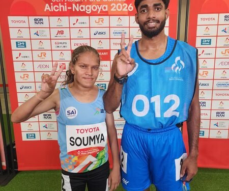 Asian Para Games: Soumya, Radha clinch gold and silver; Rakshita Raju bags bronze