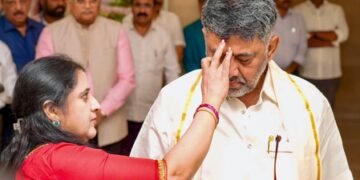 Historic Jamboo Savari today as Karnataka CM Shivakumar arrives in Mysuru with family