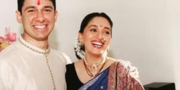 Madhuri Dixit reveals she wore her grandmother’s traditional Nauvari saree at her wedding 27 years ago