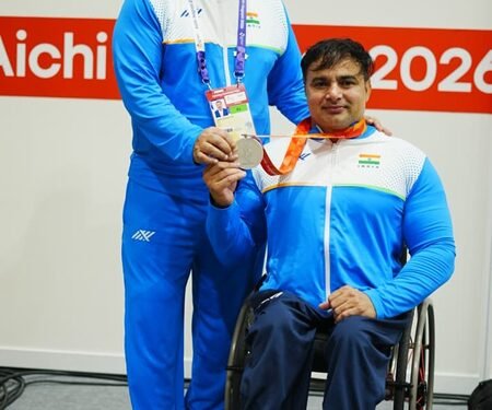 Asian Para Games: Ashok Malik wins silver in Men’s 65 kg para powerlifting