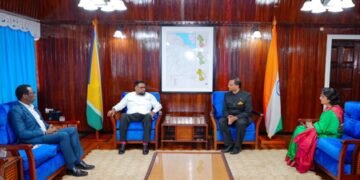 Indian envoy presents credentials to Guyana President, emphasises strengthening ties