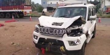 Four killed as speeding SUV hits Bhavani devotees in Andhra’s Kakinada