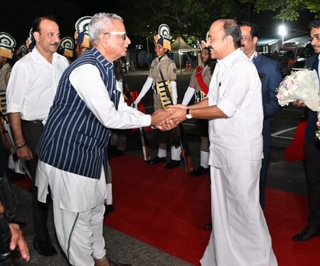 Om Prakash Mathur arrives in Kerala, to be sworn in as Governor on Friday