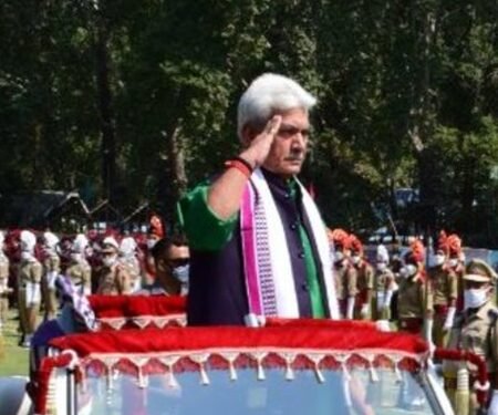J&K LG Manoj Sinha greets ITBP on force’s 65th raising day