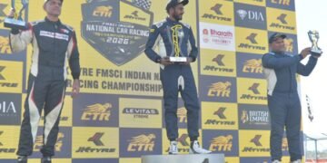 Thrilling finishes, rain and red flags dominate as Indian National Car Racing Championship kicks off