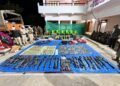 Manipur: Security forces arrest 17 suspected militants, seize large cache of weapons