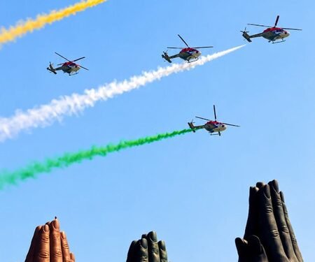 CM Yogi welcomes PM Modi, Rajnath Singh to Varanasi for ‘Wings over Ganges’ air show