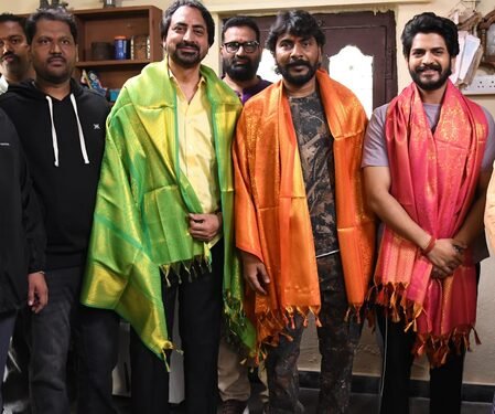 Sampath Nandi’s ‘Shanarthi’ unit begins month-long shooting schedule in Velichala