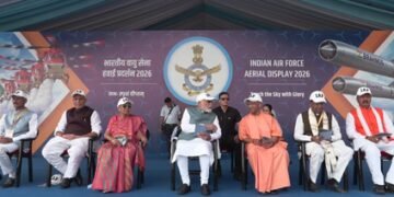 PM Modi witnesses IAF’s ‘Wings Over Ganges’ air show in Varanasi