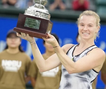 Siniakova beats Krueger in straight sets to win Japan Open