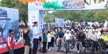Fit India’s 96th Sundays on Cycle promotes fitness, digital safety