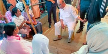 Manipur CM visits families of slain firewood collectors, assures assistance