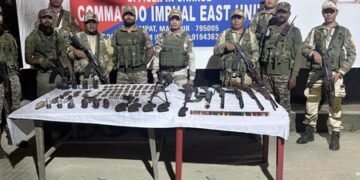 Security forces arrest Kuki militant cadre; seize foreign-made weapons in Manipur
