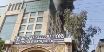 Blaze at Ghaziabad hotel triggers chaos; 18 people safely evacuated