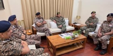 CRPF DG reviews Manipur’s law and order situation, holds talks with Assam Rifles chief