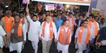 BJP hits streets in Gujarat, accuses Congress of making excuses for poll defeats