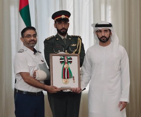 UAE honours flydubai Captain Smit Machchhar for courage during in-flight emergency
