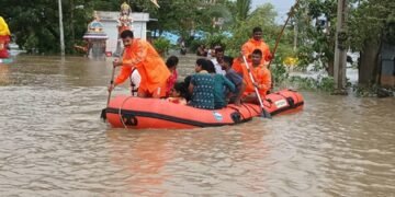 Heavy rain triggers floods in Andhra’s Srikakulam district
