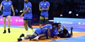 Commonwealth Kabaddi C’ship: India end group stage campaign undefeated with a dominant win over Sri Lanka