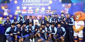 India’s men enter Commonwealth Kabaddi final after win over Bangladesh; Gujarat Dy CM attends match