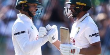 Rickelton, Mulder centuries help Proteas set 288-run target for Australia