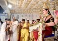 CM D.K. Shivakumar worships Lord Gokarnanatha and Goddess Sharada at Kudroli Dasara