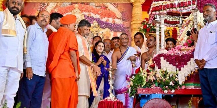 Mysuru Dasara Inaugurated on Chamundi Hill with Traditional Rituals
