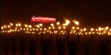 Mysuru Dasara Concludes with Dazzling Torchlight Parade and Drone Show