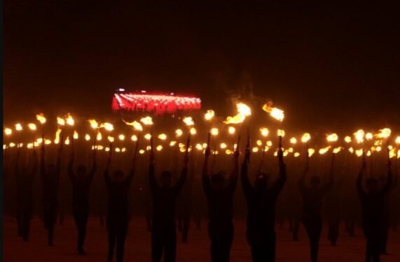 Mysuru Dasara Concludes with Dazzling Torchlight Parade and Drone Show