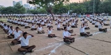 RSS Holds Vijayadashami Route Marches in Kerala, Maharashtra