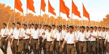 ‘Nation before self’: The RSS message behind its Vijayadashami celebrations