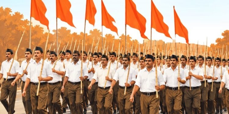 ‘Nation before self’: The RSS message behind its Vijayadashami celebrations