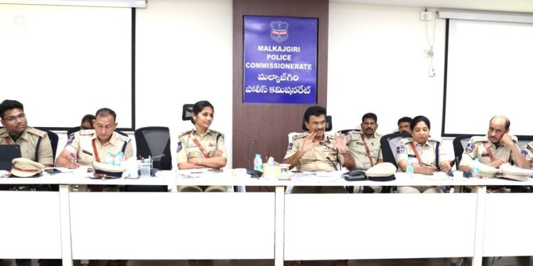 Telangana DGP reviews crime trends, directs officers to step up patrolling & strengthen investigations