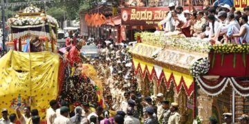 Over 50 Village Deities Feature in Tumakuru Dasara Jamboo Savari