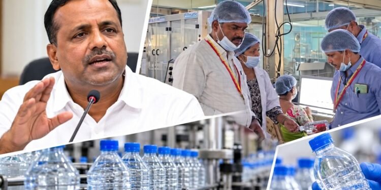 Packaged Water Crackdown: Karnataka Issues 24 Notices, Shuts Mulbagal Unit